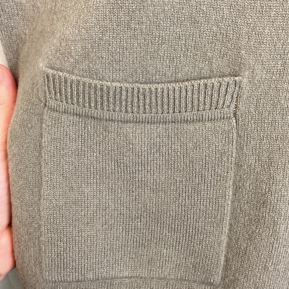 NAADAM 100% Cashmere Boyfriend Cardigan XS Brown Oversized old money luxury - Picture 9 of 16